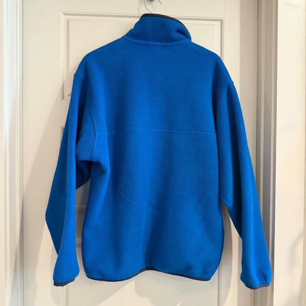 Vintage Patagonia Synchilla Blue Fleece Snap Pullover Size‎ Men’s Medium